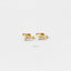 3 Leaf Clover CZ Helix Hoops, Gold, Silver SHEMISLI SH097 - Shemisli Jewels