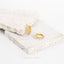 3 Petal White Gem Flower, Gold, Silver SHEMISLI - SH331 - Shemisli Jewels