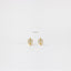 4 Leaf Clover CZ Helix Hoops, Gold, Silver SHEMISLI SH102 - Shemisli Jewels