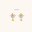 Heart CZ Cartilage Hoops, Gold, Silver SHEMISLI SH083 - Shemisli Jewels