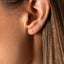 3 Leaf Clover Stud, CZ Flower Earring, Unisex, Gold, Silver SHEMISLI SS039, SS151, SS152, SS244, SS245, SS184