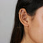 Zigzag CZ Cartilage Hoops, Gold, Silver SHEMISLI SH063 - Shemisli Jewels