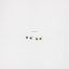 Tiny Square CZ Stud, Cube Earring, White, Emerald, Turquoise, Sapphire, Black, Unisex, Gold, Silver SS240, SS022, SS241, SS242, SS243