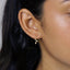 Dainty Branch Leaf Climber Earrings, Gold, Silver SHEMISLI - SS165 NOBKG LR - Shemisli Jewels