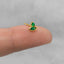 Tiny Marquise Studs, White Stone, Emerald, Turquoise, Sapphire, Black Stone, Gold Silver SHEMISLI - SS307, SS308, SS310, SS311, SS333 - Shemisli Jewels