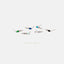 Dainty CZ Spike Stud, White Emerald Turquoise Sapphire Black Opal, Unisex, Gold, Silver SHEMISLI SS292, SS195, SS293, SS294, SS295, SS296