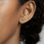 Tiny Leaf CZ Earring, White, Emerald, Turquoise, Sapphire, Black, Opal, Unisex, Gold, Silver SHEMISLI SS190, SS313, SS314, SS315, SS316 LR