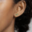 Tiny Leaf CZ Earring, White, Emerald, Turquoise, Sapphire, Black, Opal, Unisex, Gold, Silver SHEMISLI SS190, SS313, SS314, SS315, SS316 LR