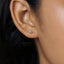 Tiny CZ Diamond Shape Stud, White, Emerald, Turquoise, Sapphire, Black, Unisex, Gold, Silver SHEMISLI - SS108, SS109, SS110, SS345, SS346