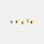 Tiny CZ Diamond Shape Stud, White, Emerald, Turquoise, Sapphire, Black, Unisex, Gold, Silver SHEMISLI - SS108, SS109, SS110, SS345, SS346