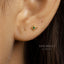 Tiny Star Stud, Unisex, Gold, Silver SS034 SS341 SS342 SS343 SS344 Butterfly End, SS353 SS485 Screw Ball End (Type A)