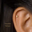 Tiny Rectangle Threadless Flat Back Earrings, 20,18,16ga, 5-10mm Unisex, Surgical Steel SHEMISLI SS591