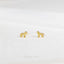 Dainty Dog Studs Earrings, Unisex, Gold, Silver SHEMISLI SS881 Butterfly End, SS882 Screw Ball End (Type A) LR