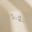 Tiny Opal Stone Helix Hoop Earring, Unisex, Gold, Silver SHEMISLI SH666, SH667 (SH265), SH668, SH669