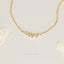 Dainty Leaf CZ Necklace, Silver or Gold Plated (15.5'+2") SHEMISLI - SN016