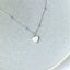 Dainty Mother of Pearl Heart Necklace, Unisex, Gold, Silver (18") SHEMISLI - SN014