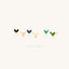 Tiny CZ Leaf Flower Stud Earring, White, Emerald, Turquoise, Sapphire Black, Unisex, Gold, Silver SS136, SS137, SS155, SS239, SS255, SS204