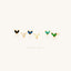 Tiny CZ Leaf Flower Stud Earring, White, Emerald, Turquoise, Sapphire Black, Unisex, Gold, Silver SS136, SS137, SS155, SS239, SS255, SS204