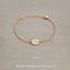 Engraved Oval bracelet Unisex, Gold Filled, Silver • bovlh12
