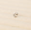 Tiny Moon Threadless Flat Back Nose Stud, 20,18,16ga, 5-10mm, Unisex, Surgical Steel, SHEMISLI SS568