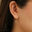 Dainty Tree Dangle Hoop Earrings, Unisex, Gold, Silver SHEMISLI SH672
