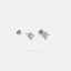 Tiny Star Stud Earring, Starburst Celestial Jewel, Unisex, Gold, Silver SHEMISLI SS034 Butterfly End, SS353 Screw Ball End (Type A)