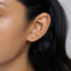 Tiny Angel Wing Stud Earring, Unisex, Gold, Silver SS058 Butterfly End, SS462 Screw Ball End (Type A) LR