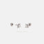 Tiny Star Stud Earring, Starburst Celestial Jewel, Unisex, Gold, Silver SHEMISLI SS034 Butterfly End, SS353 Screw Ball End (Type A)