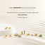 Tiny Paper Clip Chain With 3 Stones Bracelet, Unisex, Gold, Silver (6.5" + 1”) SHEMISLI - SB004