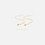 Super Tiny Cuboid Long Threader, Unisex, Gold, Silver SHEMISLI - ST014 NOBKG