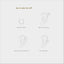 Double Lined CZ Ear Conch Cuff, Earring No Piercing is Needed, Unisex, Gold, Silver SHEMISLI - SF024