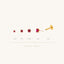Tiny Ruby Threadless Flat Back Lip Labret Stud, 18,16ga, 6-10mm, July Birthstone, Unisex, Surgical Steel SHEMISLI SS615