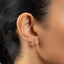 Tiny Lop-eared Rabbit Threadless Flat Back Earring, 20,18,16ga, 5-10mm Unisex, Surgical Steel SHEMISLI SS1014