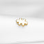 a gold puzzle piece on a white cloth