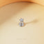 Super Tiny Cute Star Threadless Flat Back Earring, 20,18,16ga, 5-10mm Unisex, Surgical Steel SHEMISLI SS903