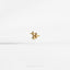 a pair of gold stars on a white surface