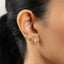 Tiny Rooster Threadless Flat Back Earring, 20,18,16ga, 5-10mm Unisex, Surgical Steel SHEMISLI SS1015