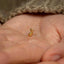 a tiny bird is sitting on someone's hand