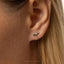 Tiny Fennec Fox Threadless Flat Back Earring, 20,18,16ga, 5-10mm Unisex, Surgical Steel SHEMISLI SS1084