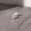 Tiny Teardrop Threadless Flat Back Earring, 20,18,16ga, 5-10mm Unisex, Surgical Steel SHEMISLI SS851