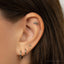 Tiny Opossum Threadless Flat Back Earring, 20,18,16ga, 5-10mm Unisex, Surgical Steel SHEMISLI SS1031