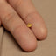 Tiny Spike and Beads Threadless Flat Back Earring, 20,18,16ga, 5-10mm Unisex, Surgical Steel SHEMISLI SS1101