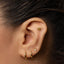 Tiny Tears of Joy Threadless Flat Back Earring, 20,18,16ga, 5-10mm Unisex, Surgical Steel SHEMISLI SS1039