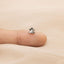 Tiny Ghost Threadless Flat Back Earring, 20,18,16ga, 5-10mm Unisex, Surgical Steel SHEMISLI SS1132