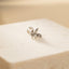 Tiny Leaf Threadless Flat Back Earring, 20,18,16ga, 5-10mm Unisex, Surgical Steel SHEMISLI SS915