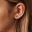 Dainty Stegosaurus Dinosaur Threadless Flat Back Earring, 20,18,16ga, 5-10mm Unisex, Surgical Steel SHEMISLI SS575