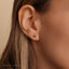 Tiny Paw Threadless Flat Back Earring, 20,18,16ga, 5-10mm Unisex, Surgical Steel SHEMISLI SS887