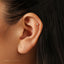 Tiny Square Threadless Flat Back Earring, 20,18,16ga, 5-10mm Unisex, Surgical Steel SHEMISLI SS899