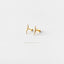 Tiny Lightning Stud Earring, Unisex, Gold, Silver SHEMISLI - SS114 LR