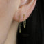 Simple Chain Dangle Earring, Unisex, Gold, Silver SHEMISLI SS197, SS198